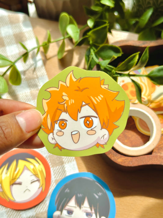 haikyuu sticker flakes