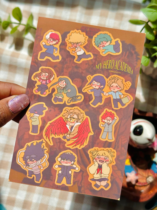 My Hero Academia Sticker sheet