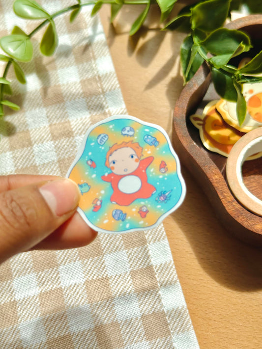 ponyo sticker flakes
