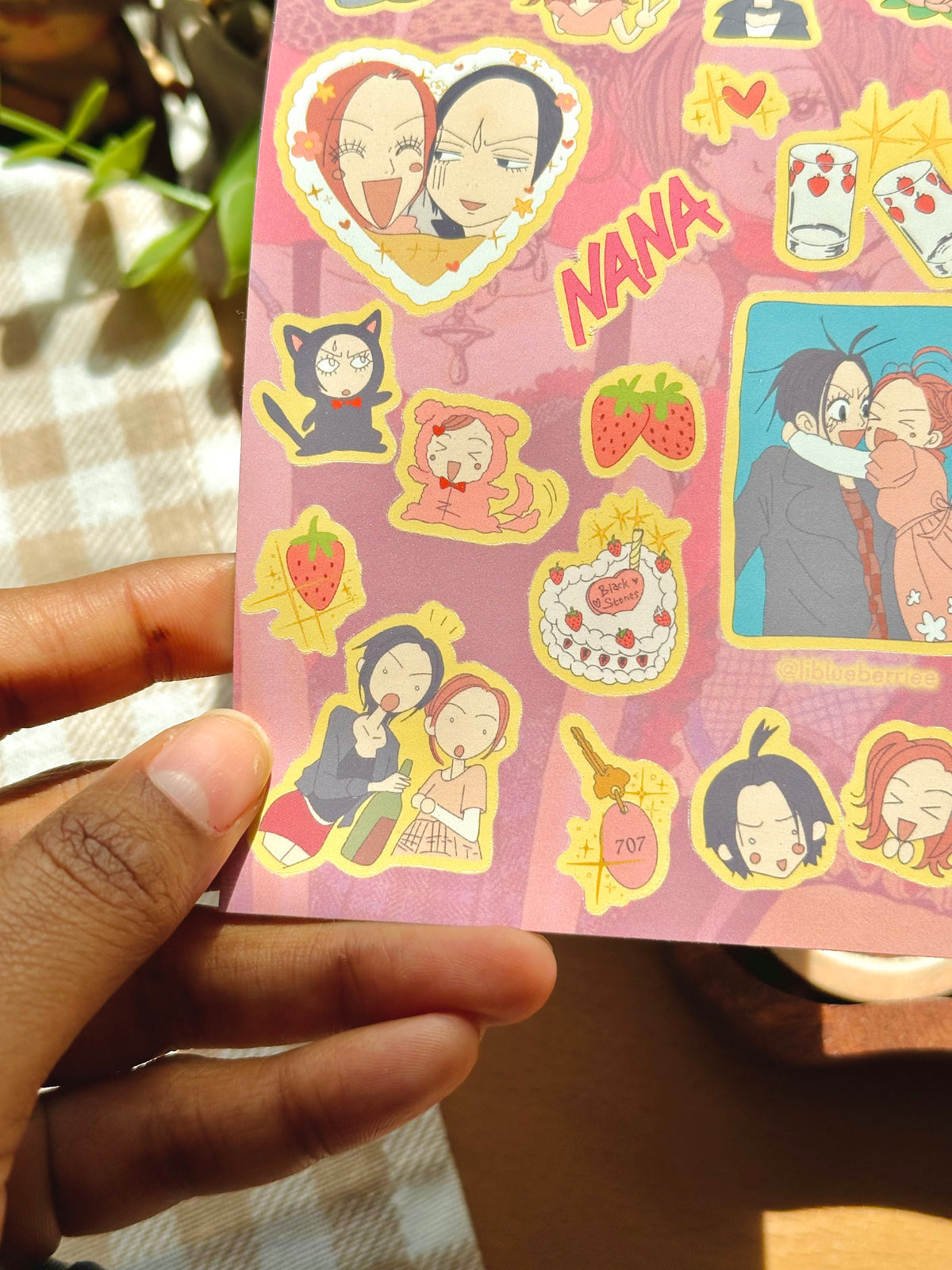 nana sticker sheet