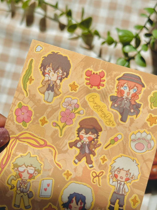 Bungo Sticker Sheet
