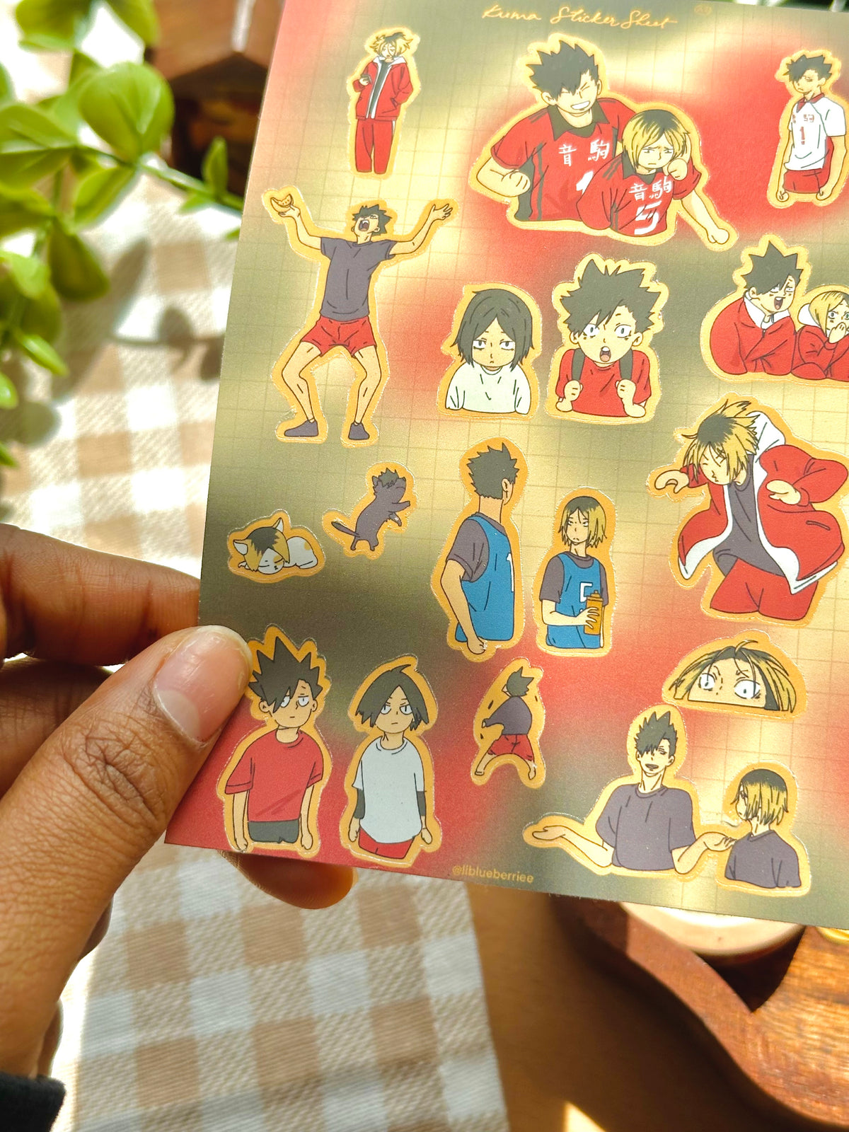kuro-kenma sticker sheet