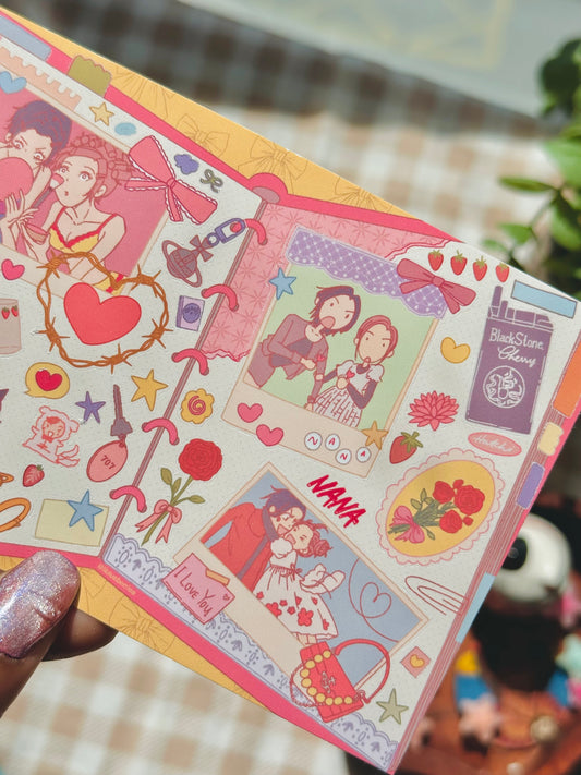 Nana Journal Page Sticker sheet