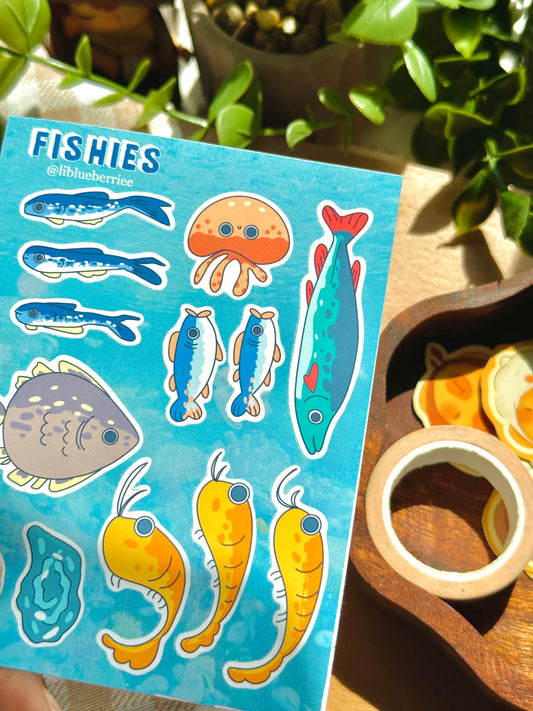 Fishes Sticker Sheet