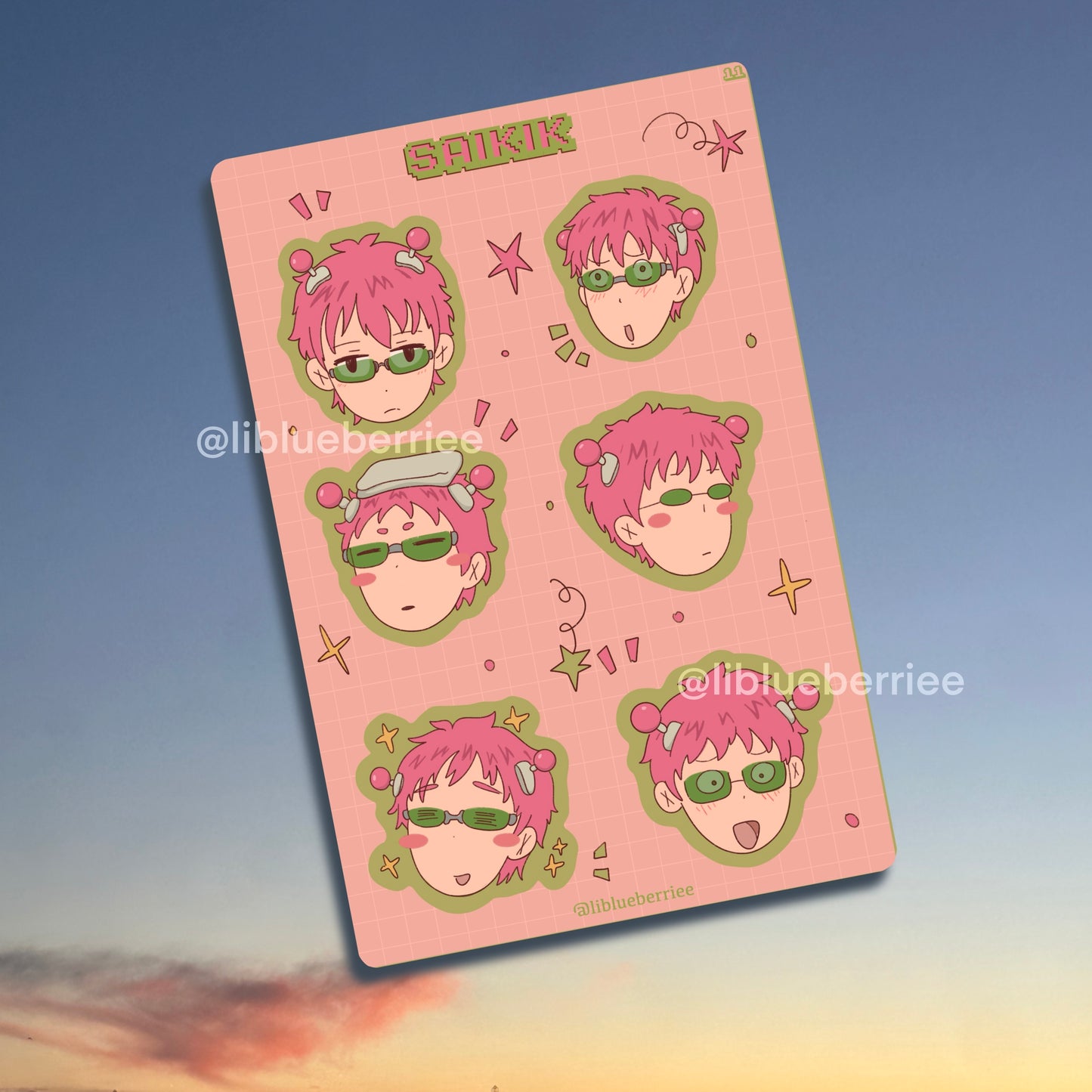 saikik sticker sheet