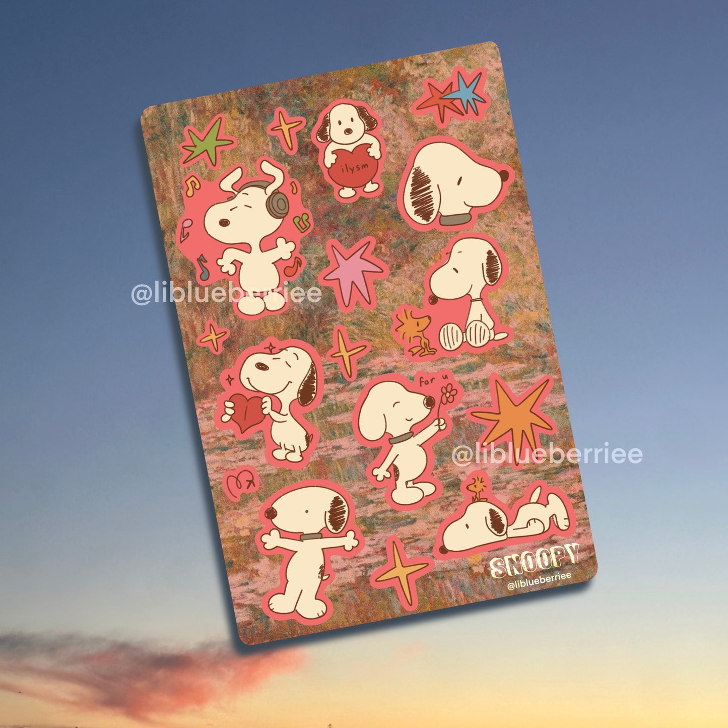 Snoopy Sticker sheet