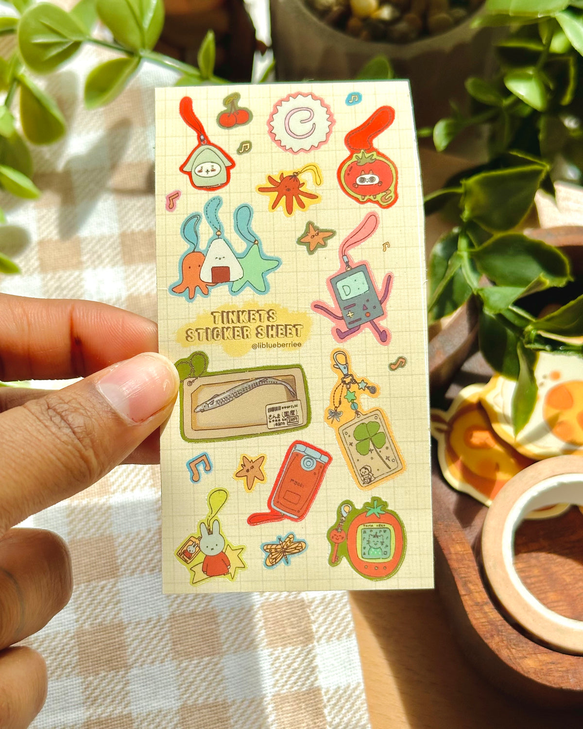 trinkets sticker sheet