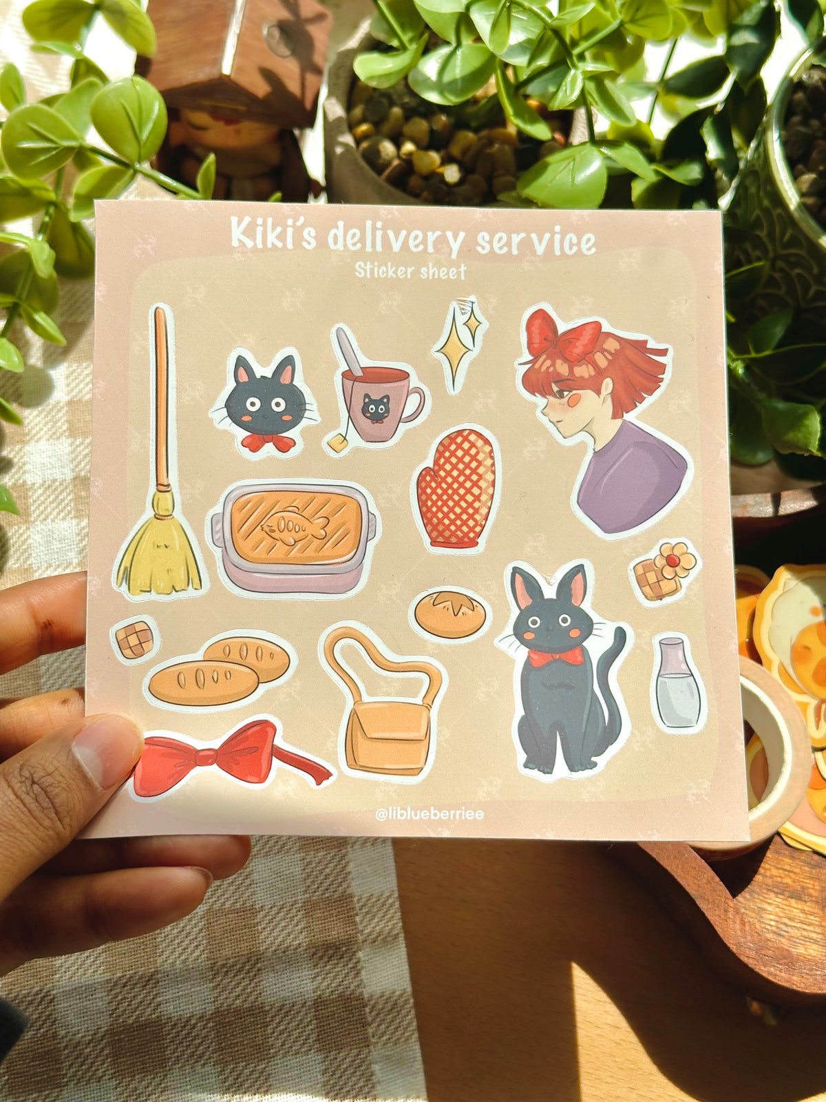 kikis delivery service- ghibli sticker sheet