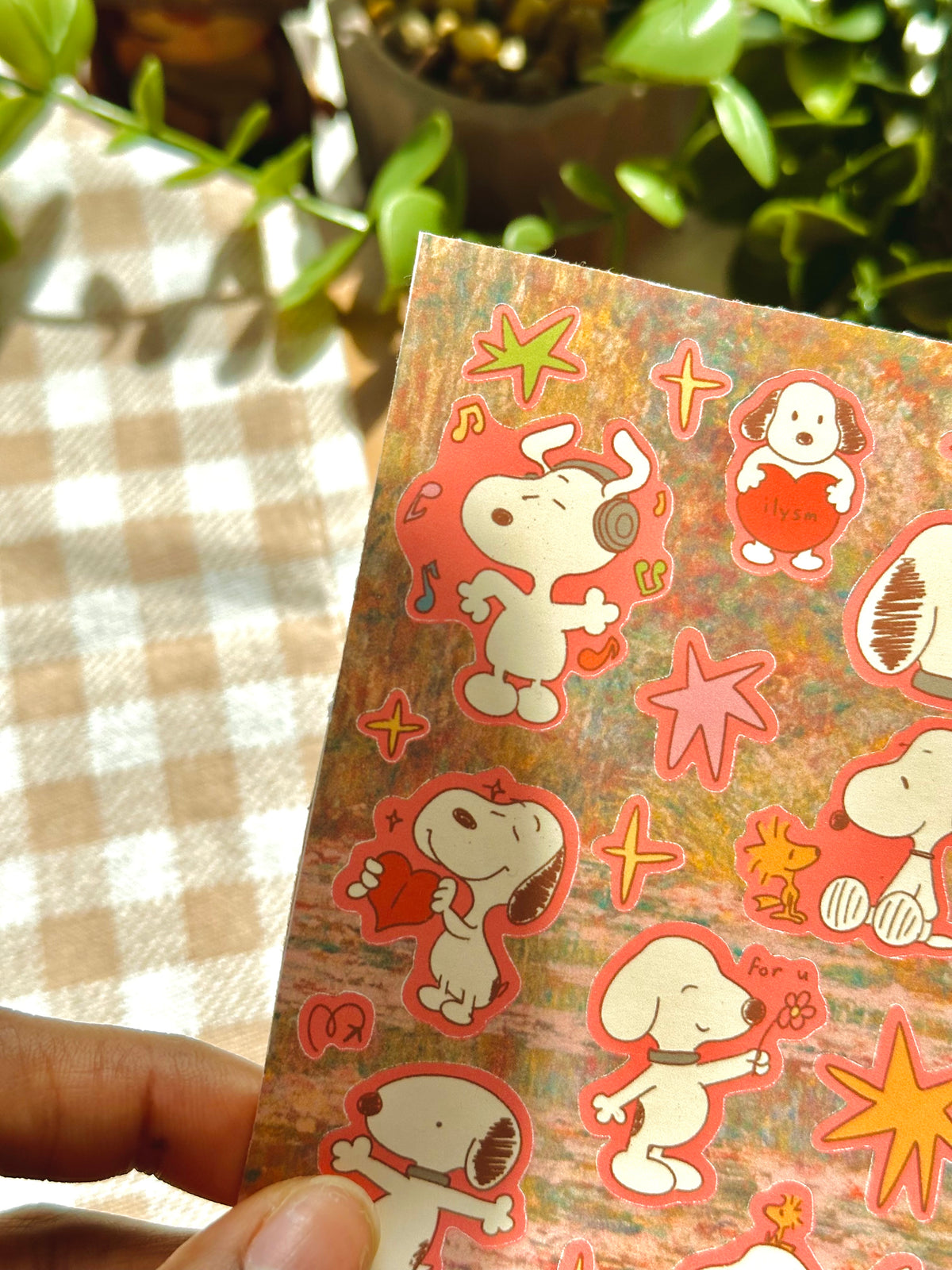 Snoopy Sticker sheet