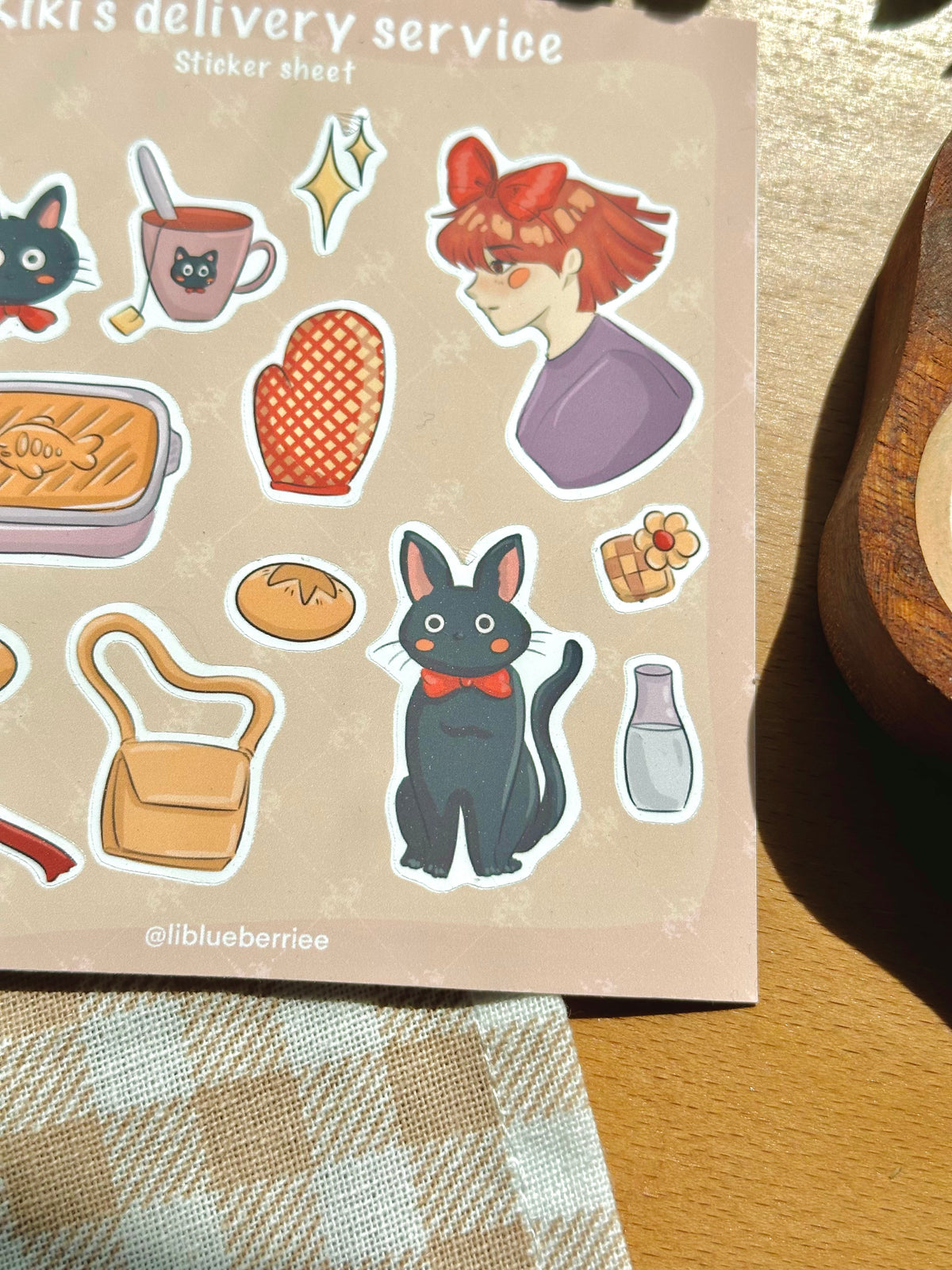 kikis delivery service- ghibli sticker sheet
