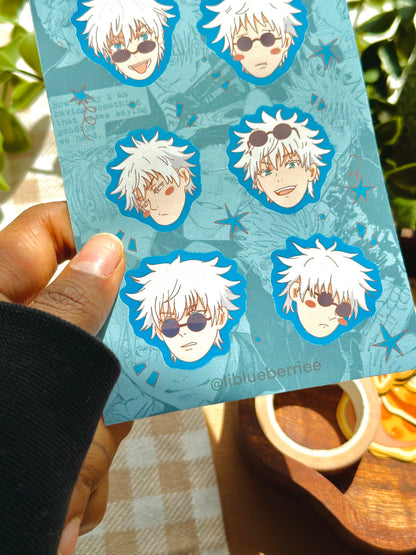 gojo sticker sheet