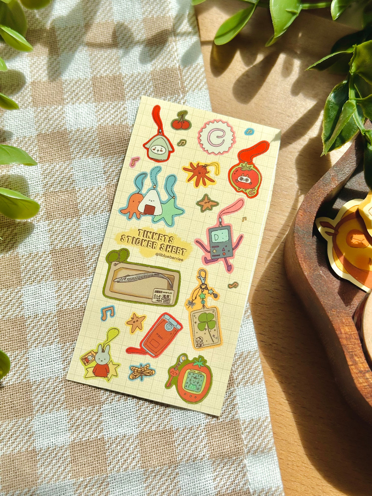 trinkets sticker sheet
