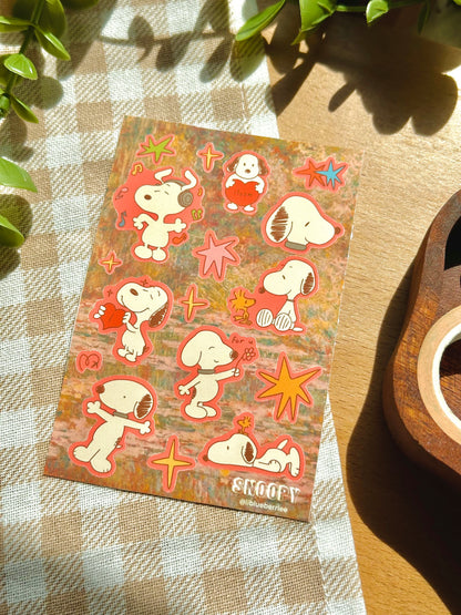 Snoopy Sticker sheet