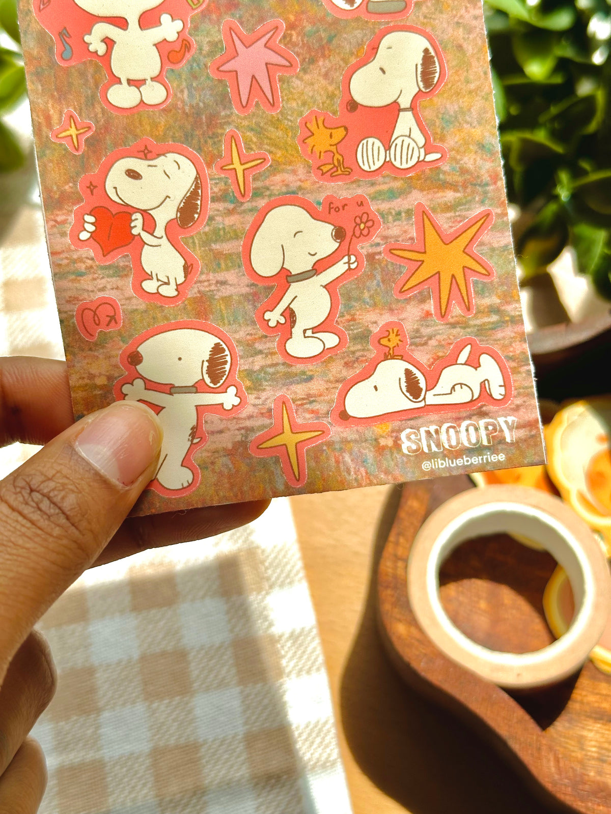 Snoopy Sticker sheet