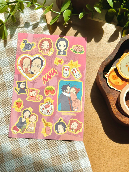 nana sticker sheet