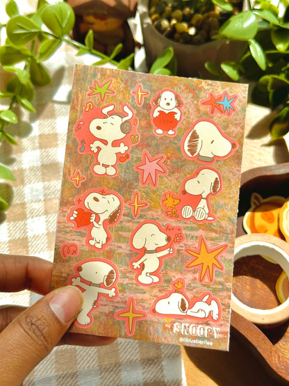 Snoopy Sticker sheet