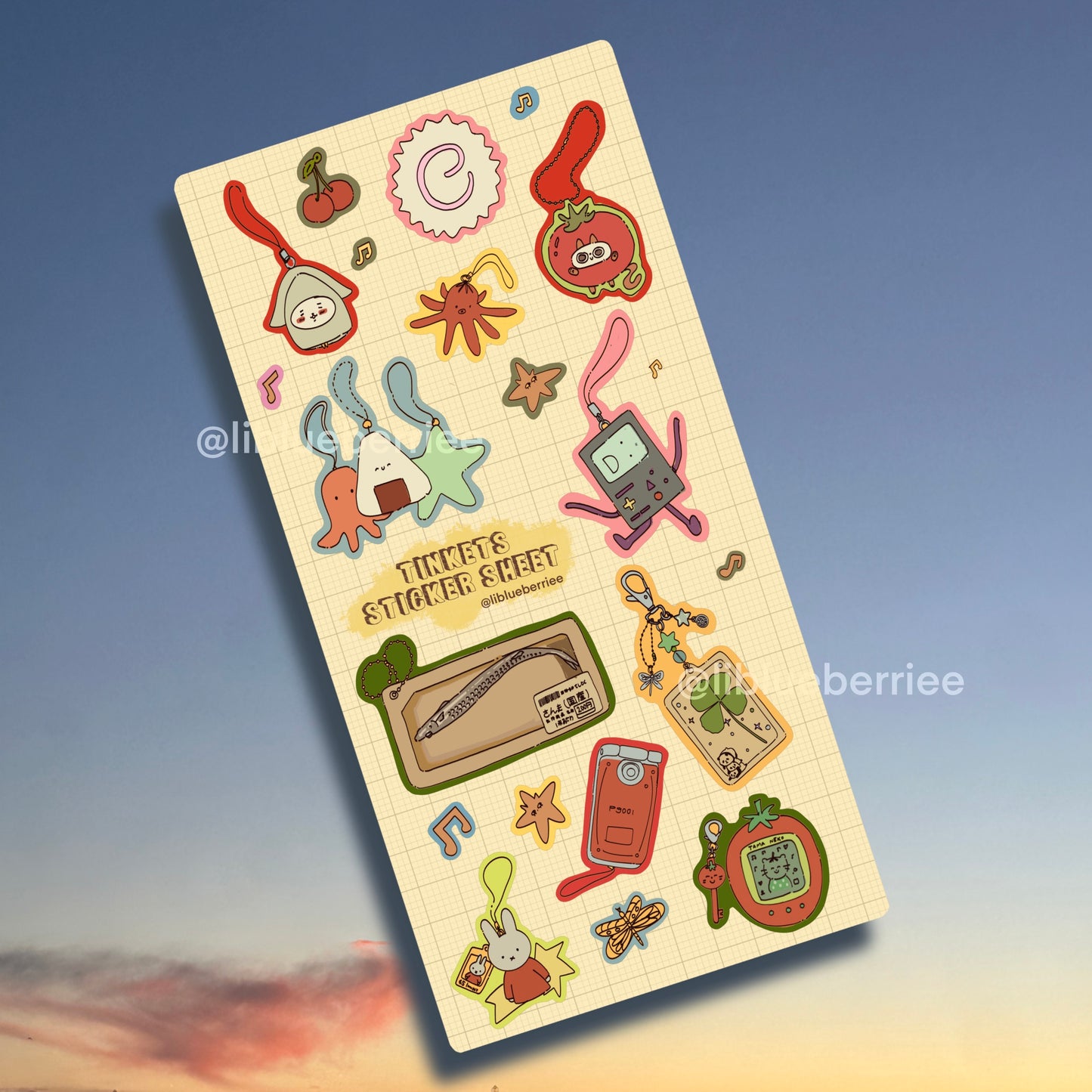 trinkets sticker sheet