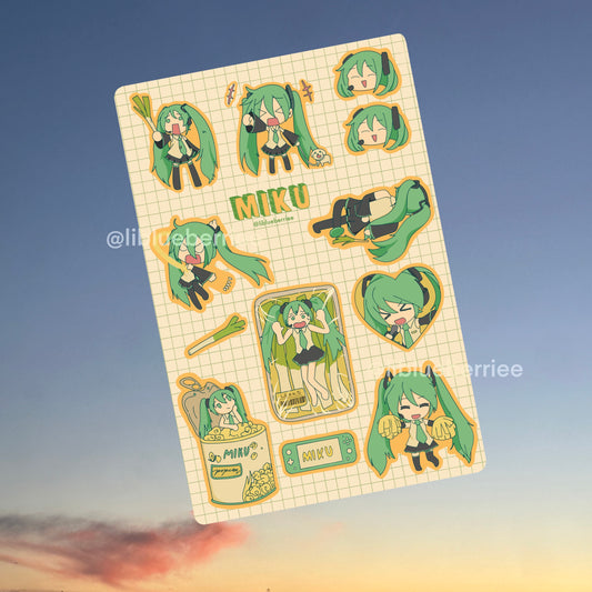 miku sticker sheet