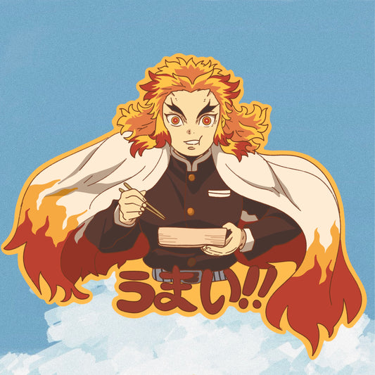 rengoku sticker flakes