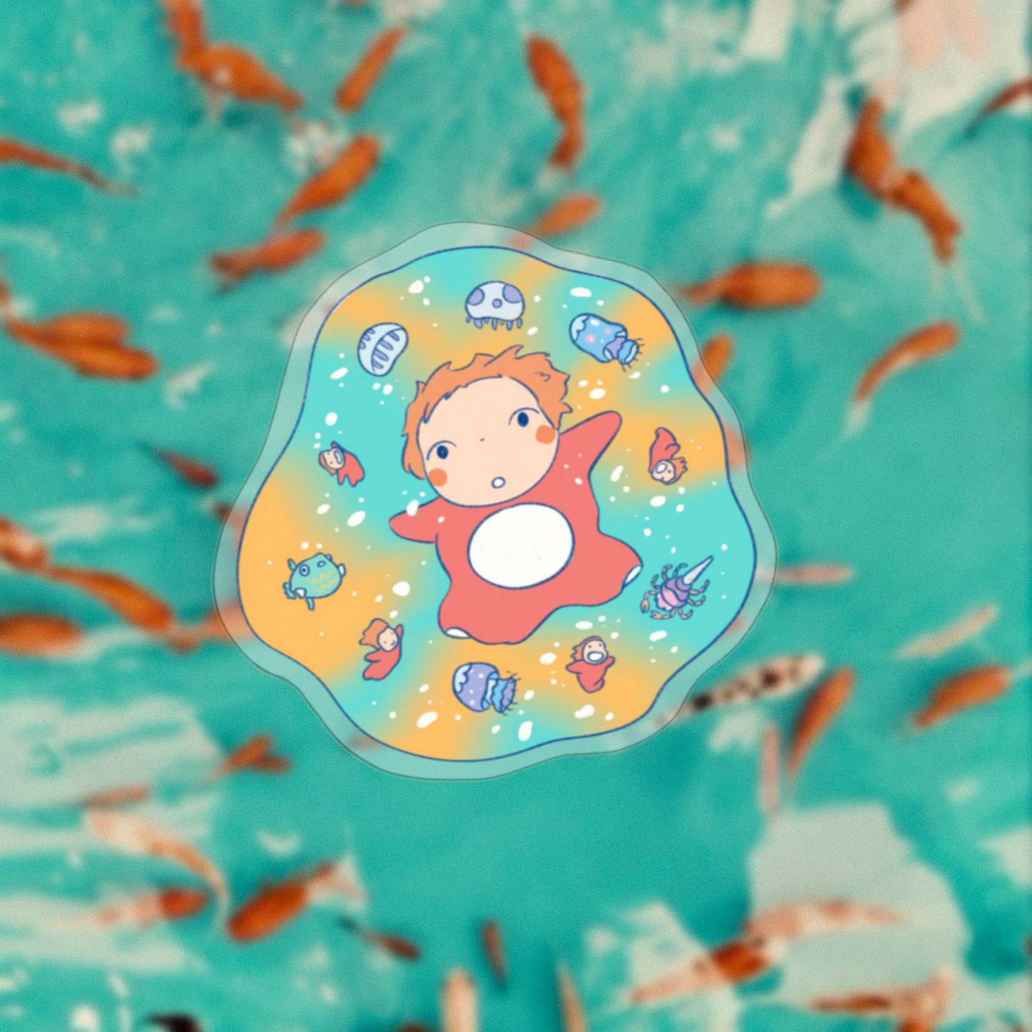ponyo sticker flakes