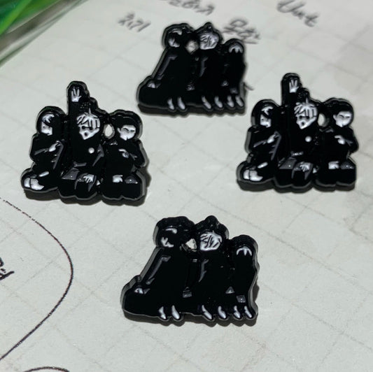gojo^geto^shoko jjk enamel pins
