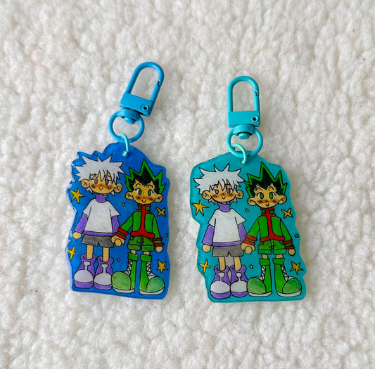 gon & killua shrinky dinks