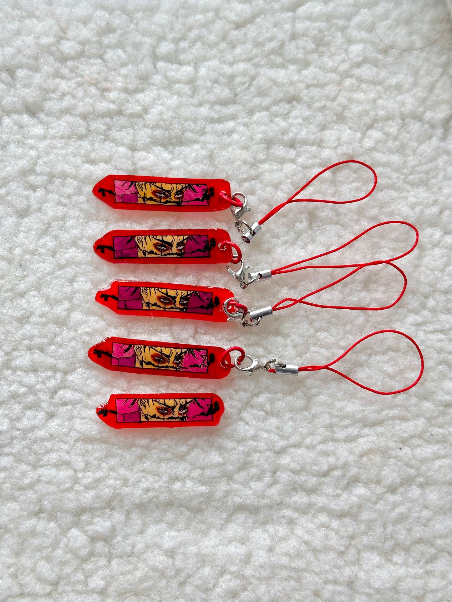 choso phone charm^ shrinky dink