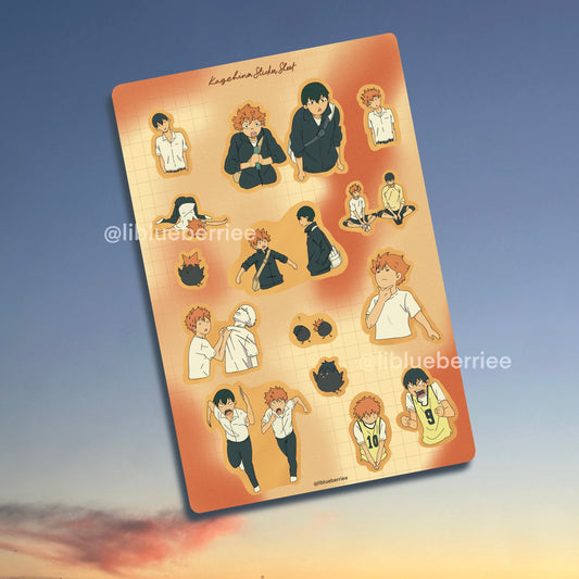 kage-hina sticker sheet