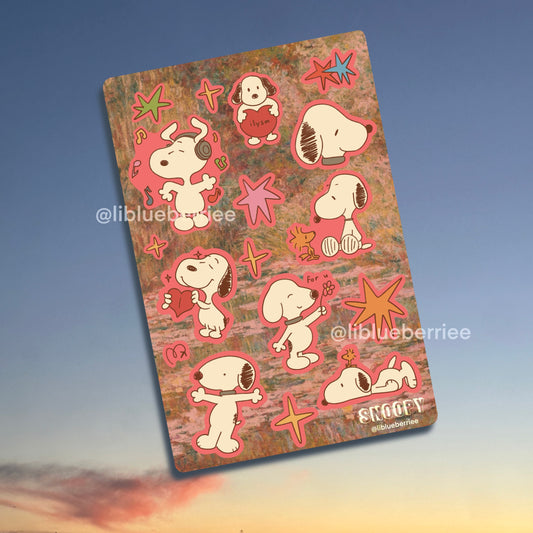 Snoopy Sticker sheet