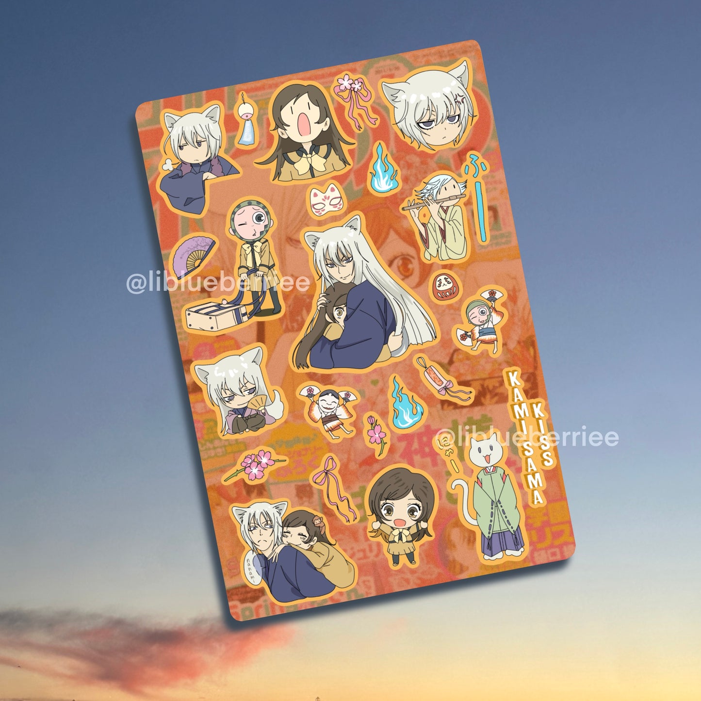 kamisama kiss sticker sheet